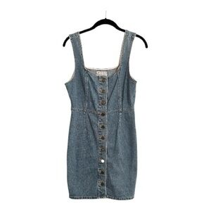 Urban Outfitters Blue Denim Button-Down Dress Size 6